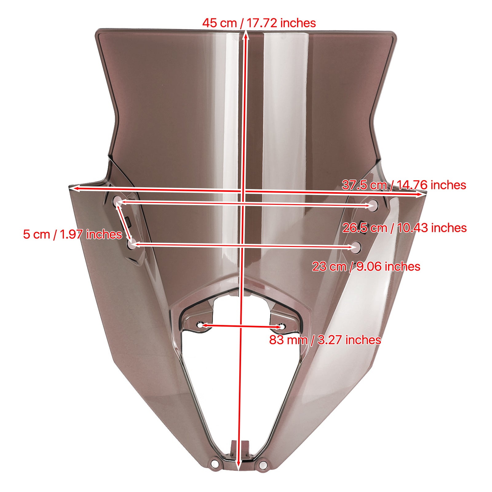 Kawasaki NINJA 650 ER6F 2020-2022 Pare-Brise Générique