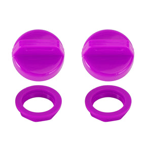 2 Stück violette Zündschlüsselabdeckung mit Mutter für Polaris RZR XP 570 800 900 1000 5433534 Generisch