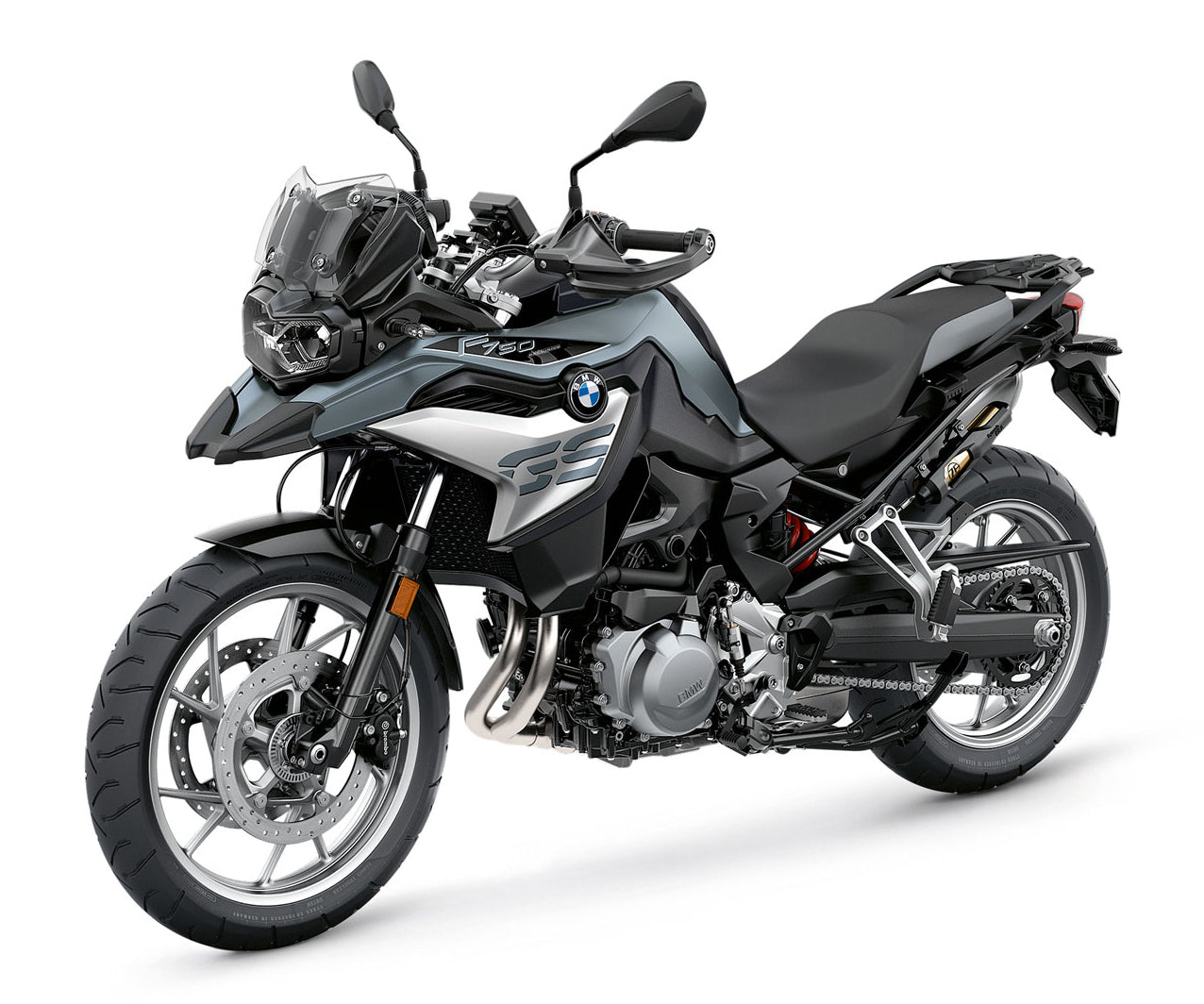 Amotopart BMW 2018-2020 F750GS/F850GS スライバー ブラック フェアリング キット