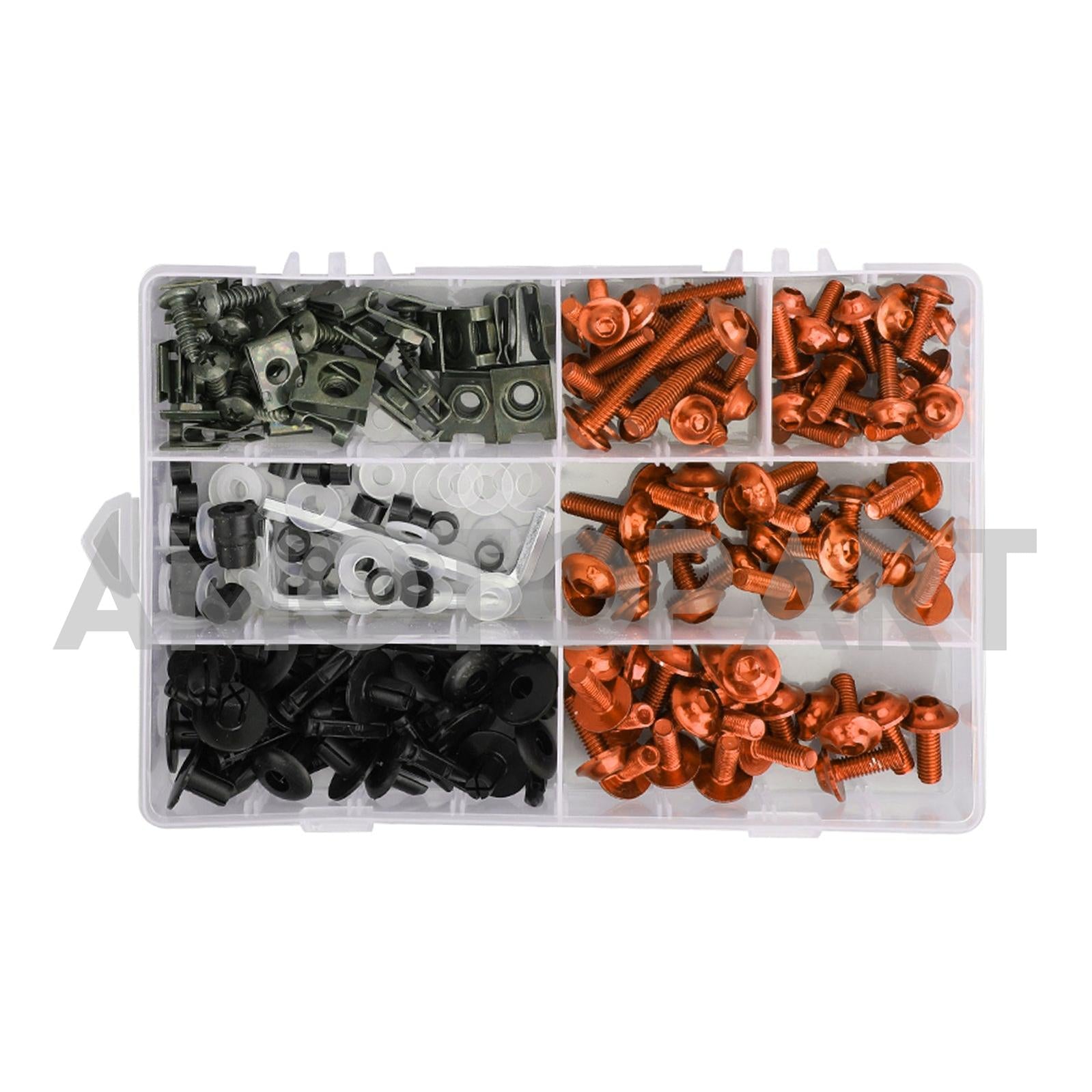 Amotopart Yamaha 1998-2002 YZF 600 R6 Orange Black Fairing Kit