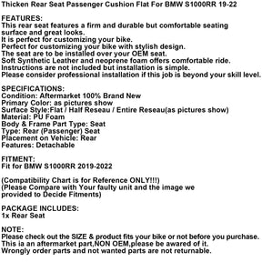 Front Driver Seat Pillion Saddle Fits For Honda Rebel Cmx 300 500 17-22