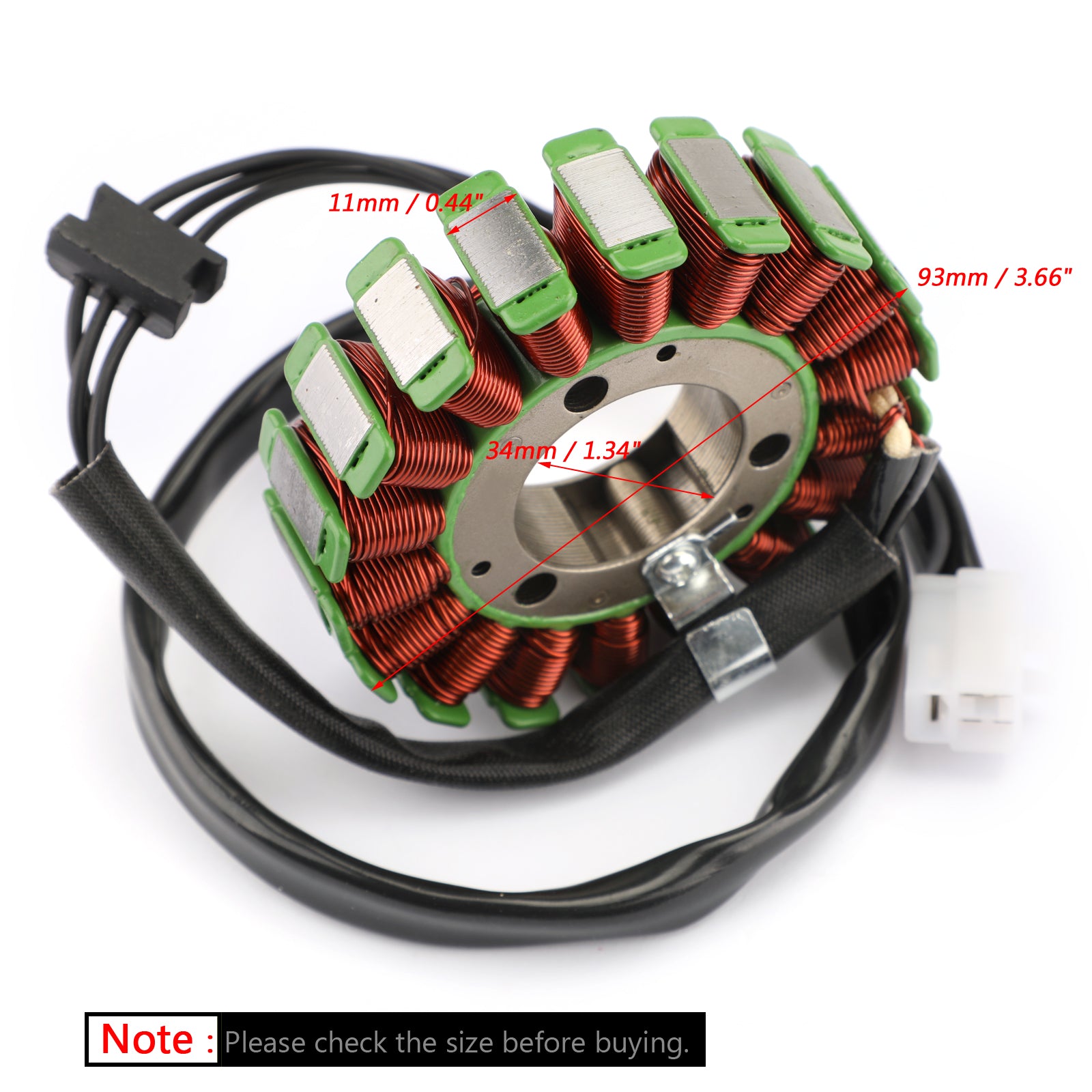 Bobine de Stator d'alternateur pour Kawasaki ZXR400R ZX400 ZXR400 ZR400 89-99 21003-1211 via fedex