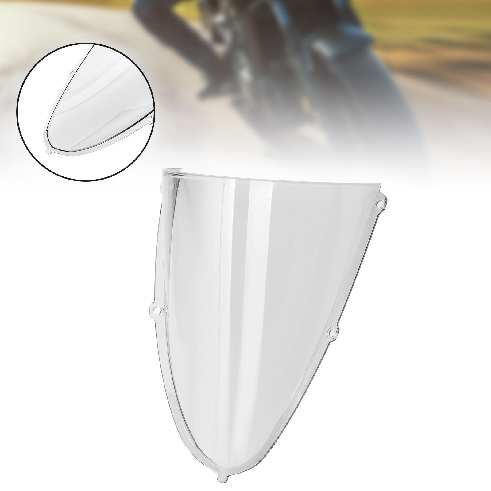 ABS-Motorrad-Windschutzscheibe, passend für Aprilia RS660 2020–2022