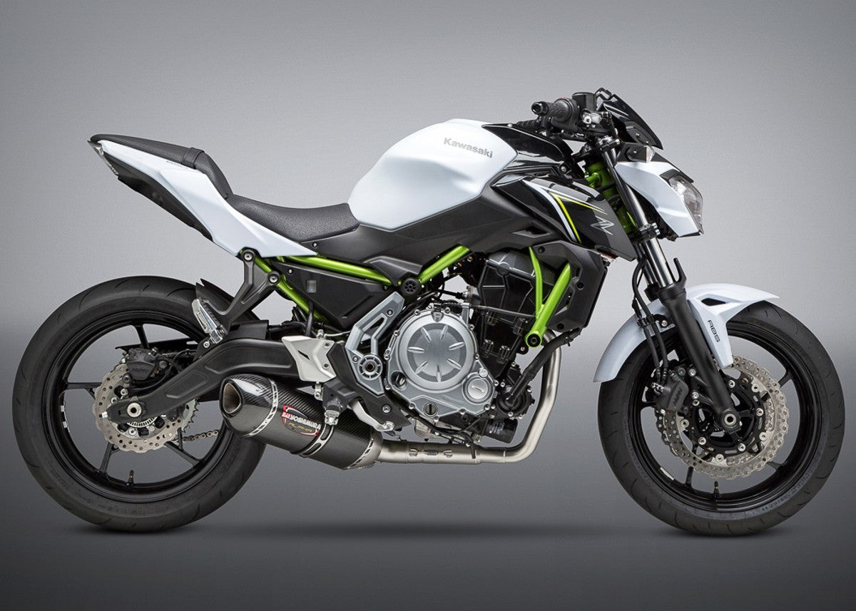 Amotopart Kawasaki 2017–2019 Z650 weißes Verkleidungsset