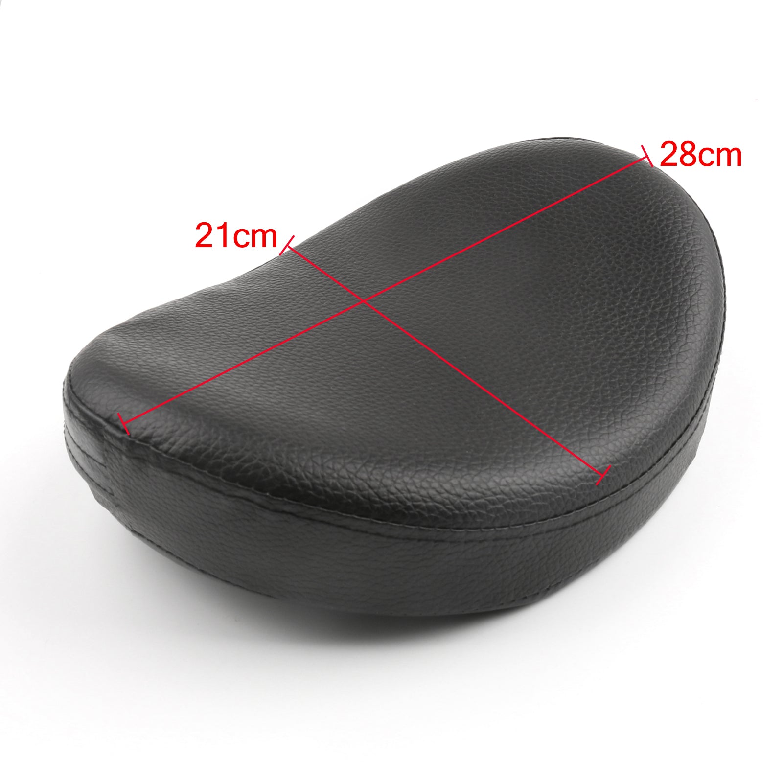 Universal Black Backrest Cushion Pad for Honda Choppers Kawasaki Suzuki Yamaha Generic