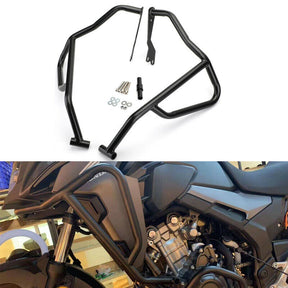 Protezioni motore superiori per barre paramotore nere adatte per Honda CB 500 CB500X 2019 2020 2021 Generico