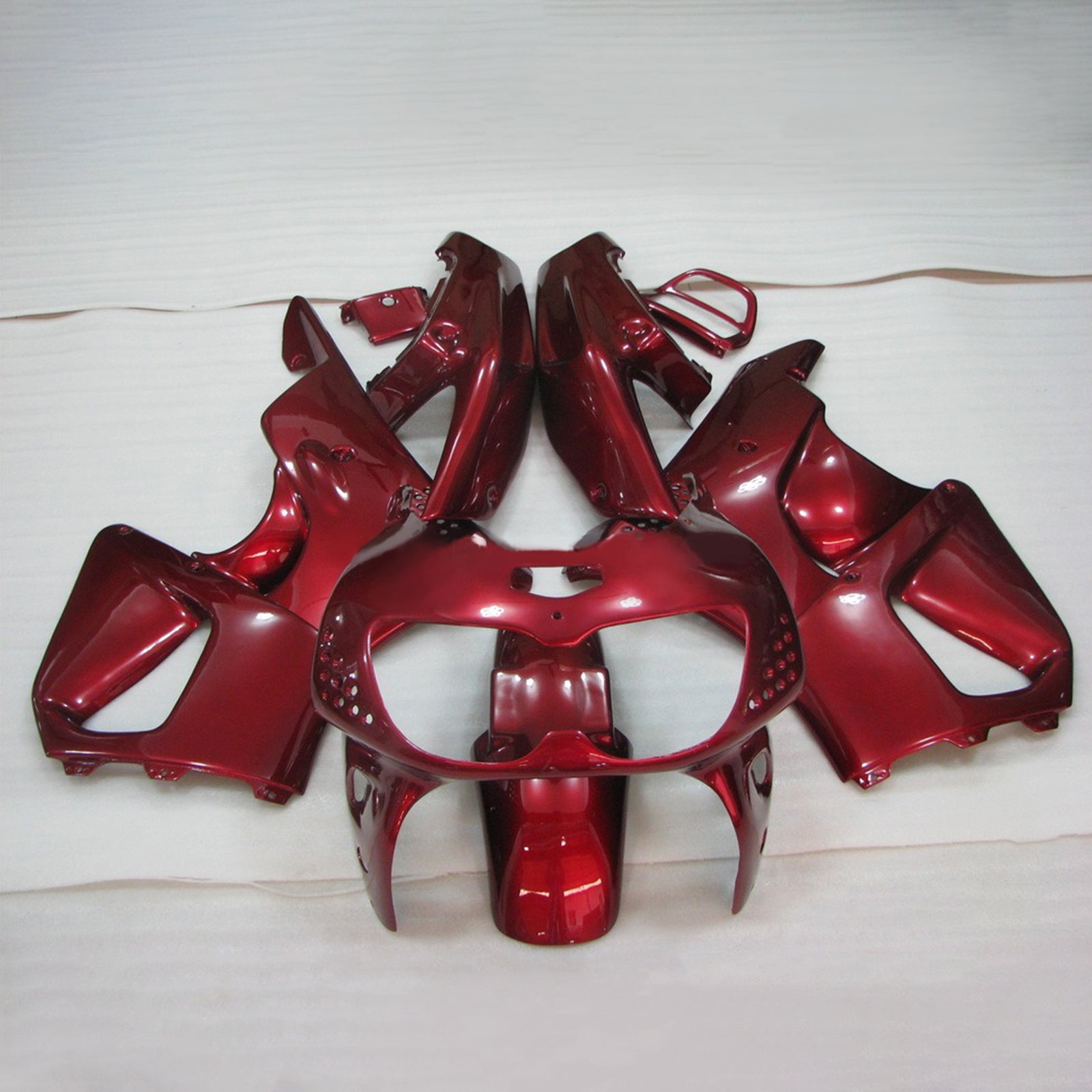 Amotopart 1994-1995 Honda CBR900RR 893 Fairing Dark Red Kit