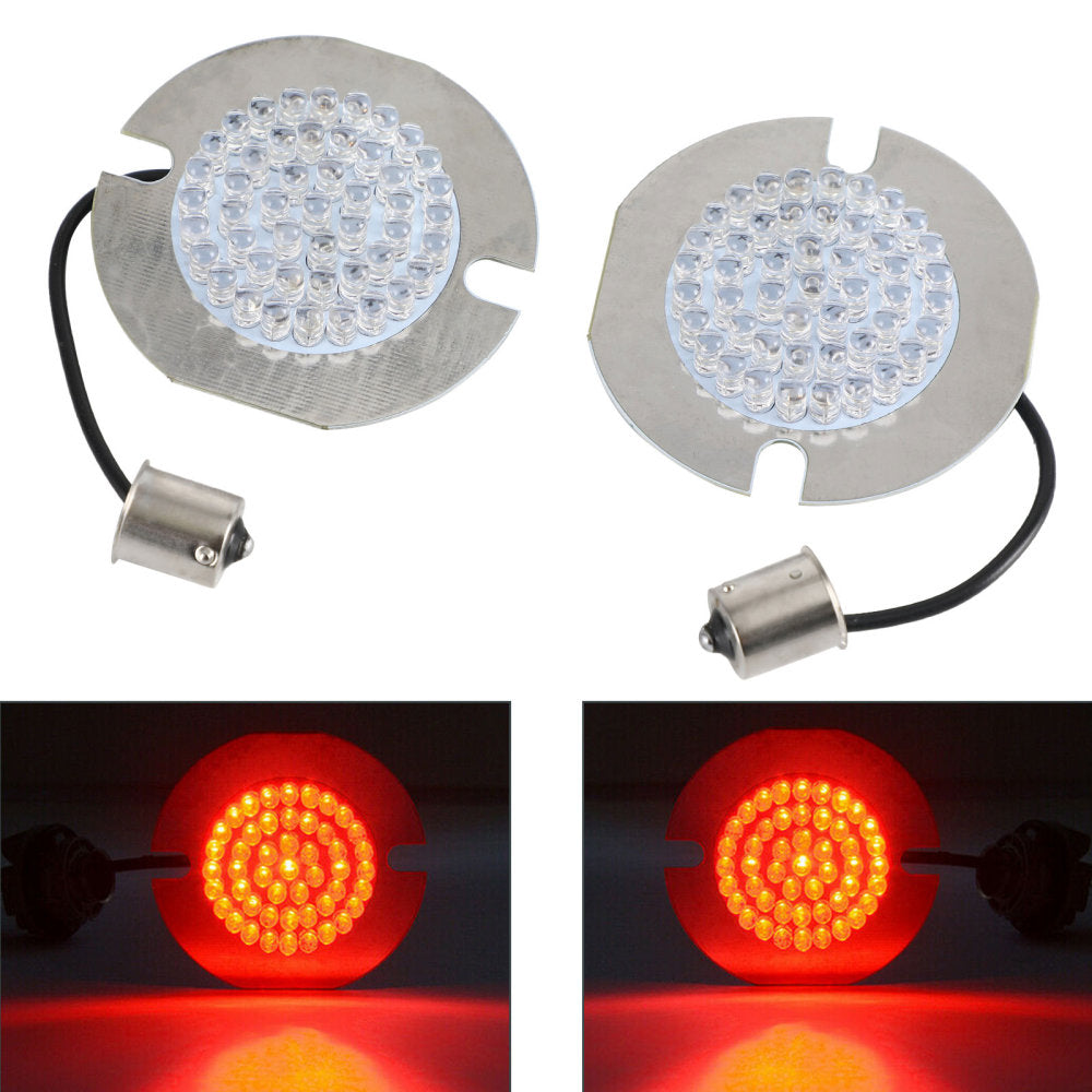 1156 LED-Blinkerlampen im flachen Stil, passend für Touring Road King Softail