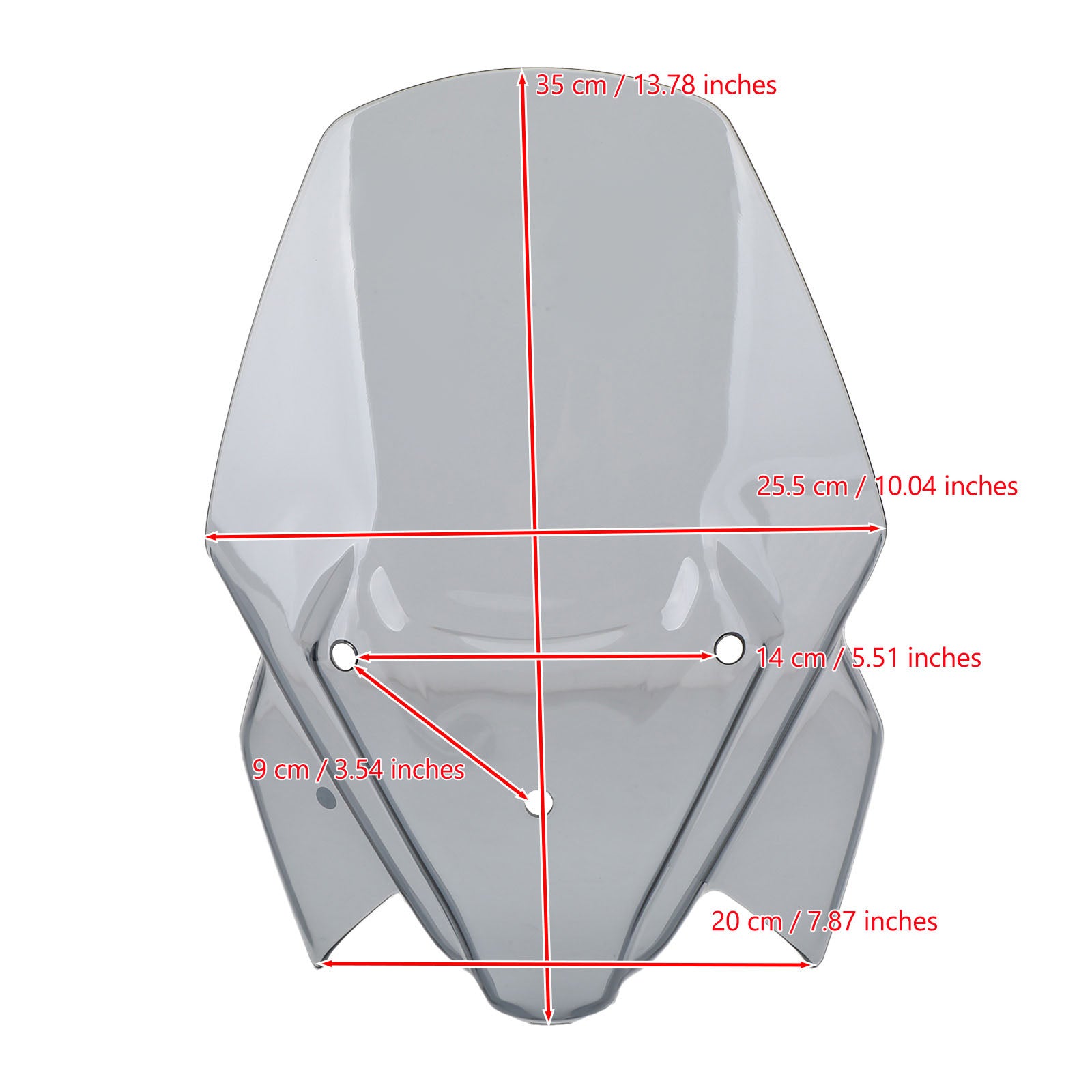 ABS-Kunststoff-Motorrad-Windschutzscheibe für Bmw F900R 2020–2021, generisch