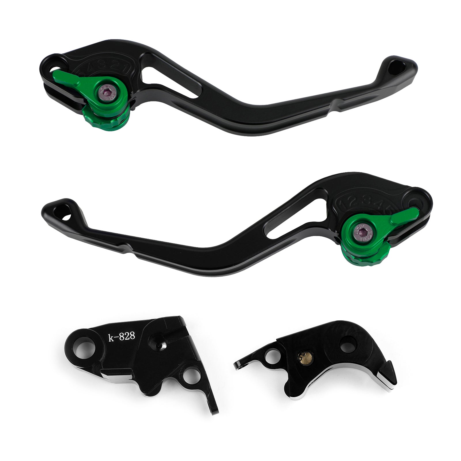 NEUER kurzer Kupplungsbremshebel passend für Kawasaki ZX636R / ZX6RR 2005-2006