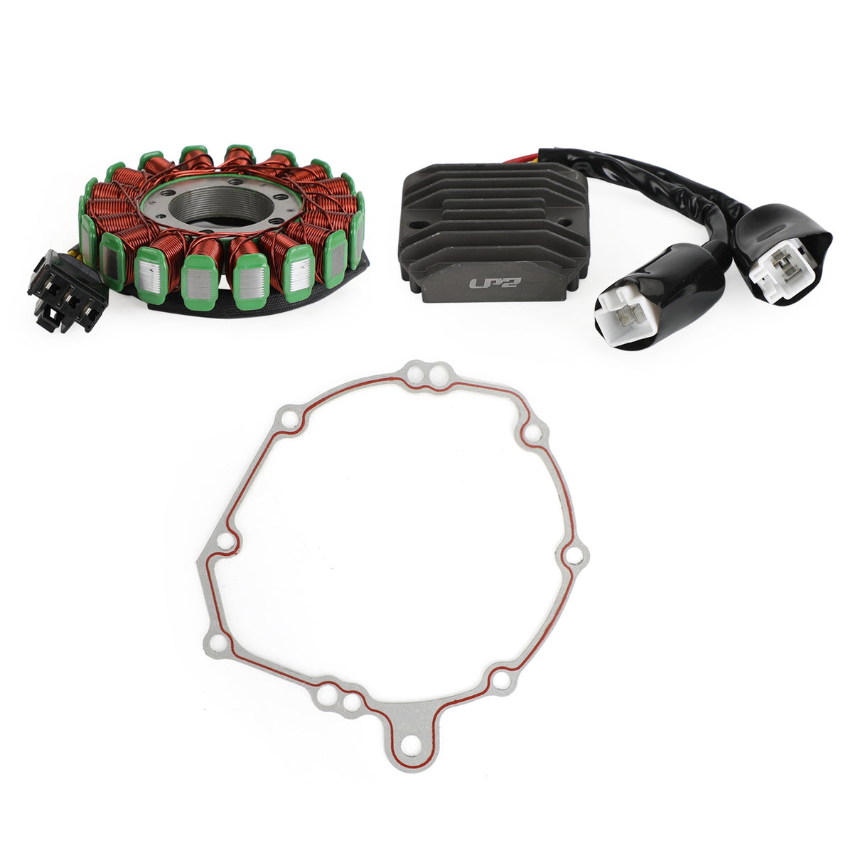 06-07 Honda CBR1000RR Magneto Stator+Voltage Regulator Rectifier+Gasket