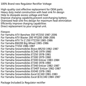 Voltage Regulator Rectifier For Yamaha ATV Banshee Blaster TT350 BW200 EX340