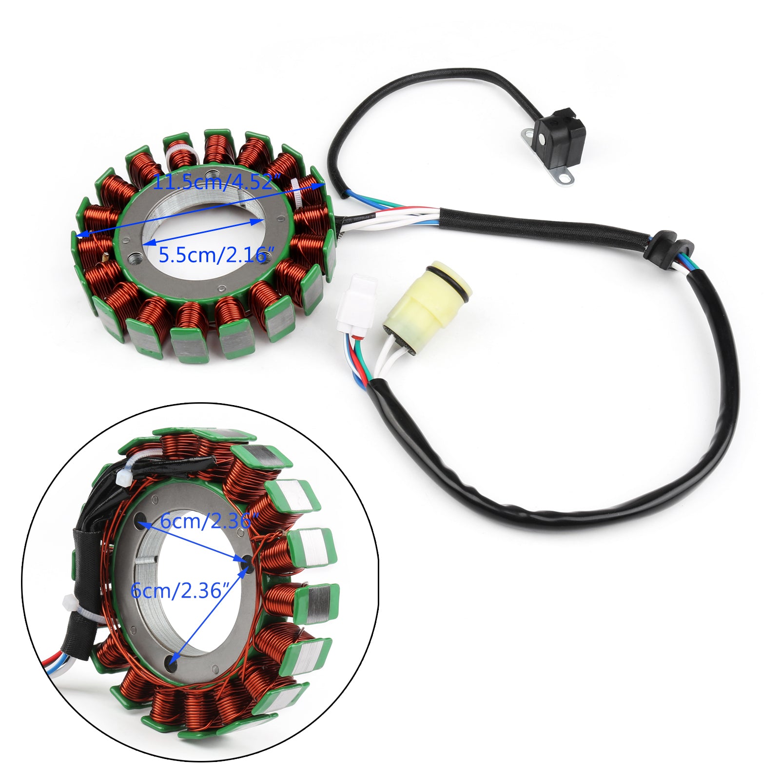 Bobine de Stator pour Yamaha YFM350FX 4x4 YFM40 Big Bear YFM350R YFM350X via fedex