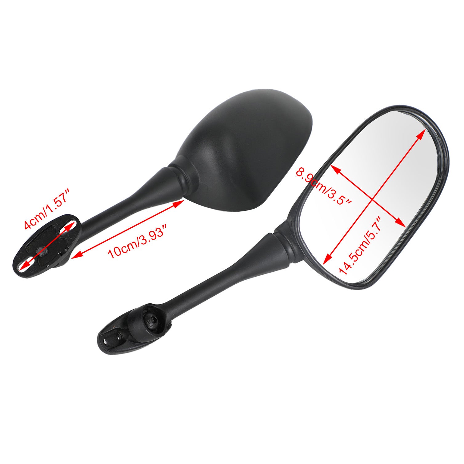 Rearview Mirror Left & Right For Honda CBR 600 F4 F4i Rc51 RVT 1000 954RR 99-06 Generic