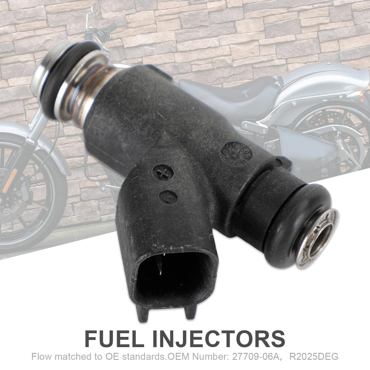 Fuel Injectors 27709-06A For Road King Street Glide R2025DEG Generic