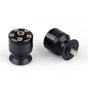 Carretes deslizantes basculantes de fibra de carbono CNC para motocicleta Universal, 8mm, genéricos