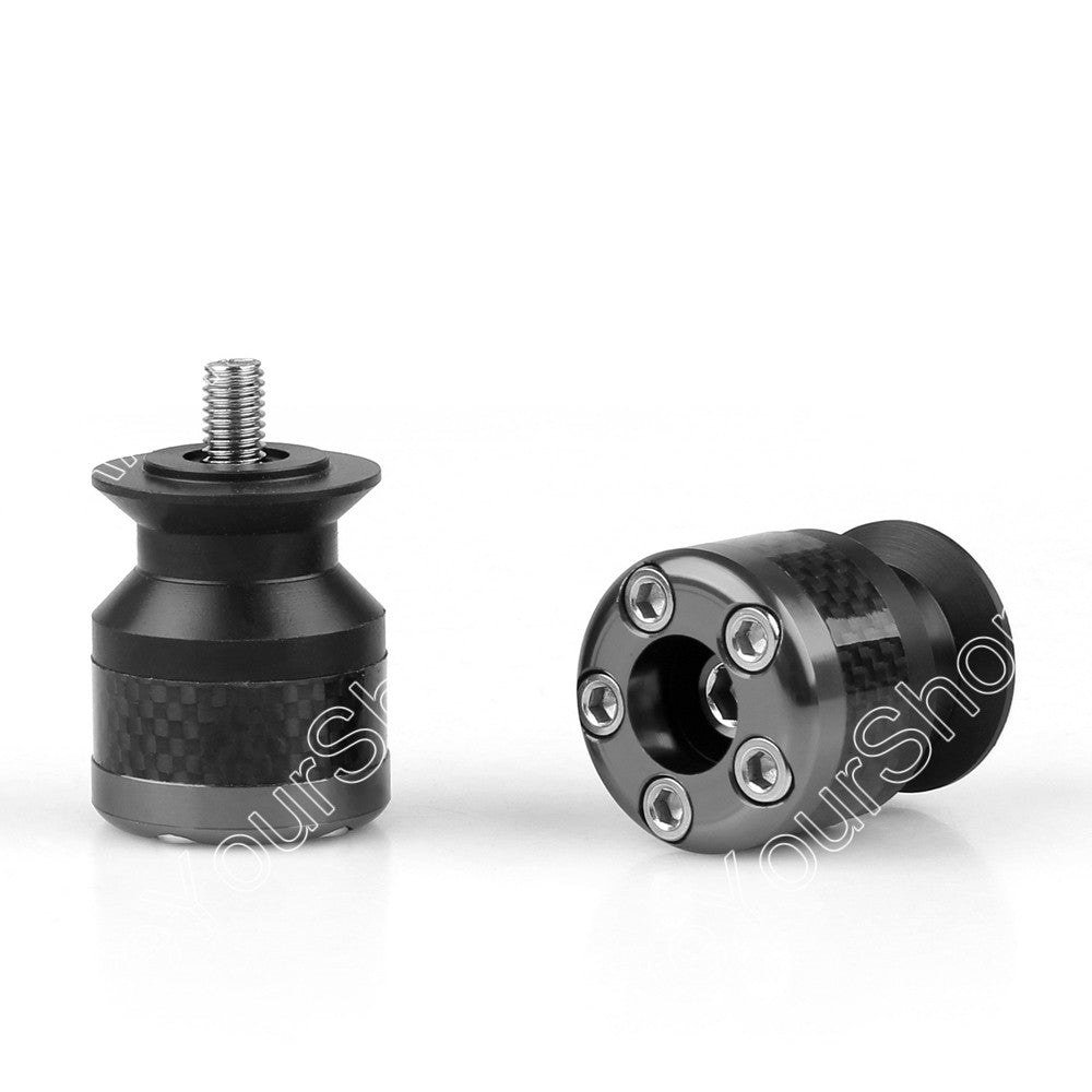 Carretes deslizantes basculantes de fibra de carbono CNC para motocicleta Universal, 8mm, genéricos