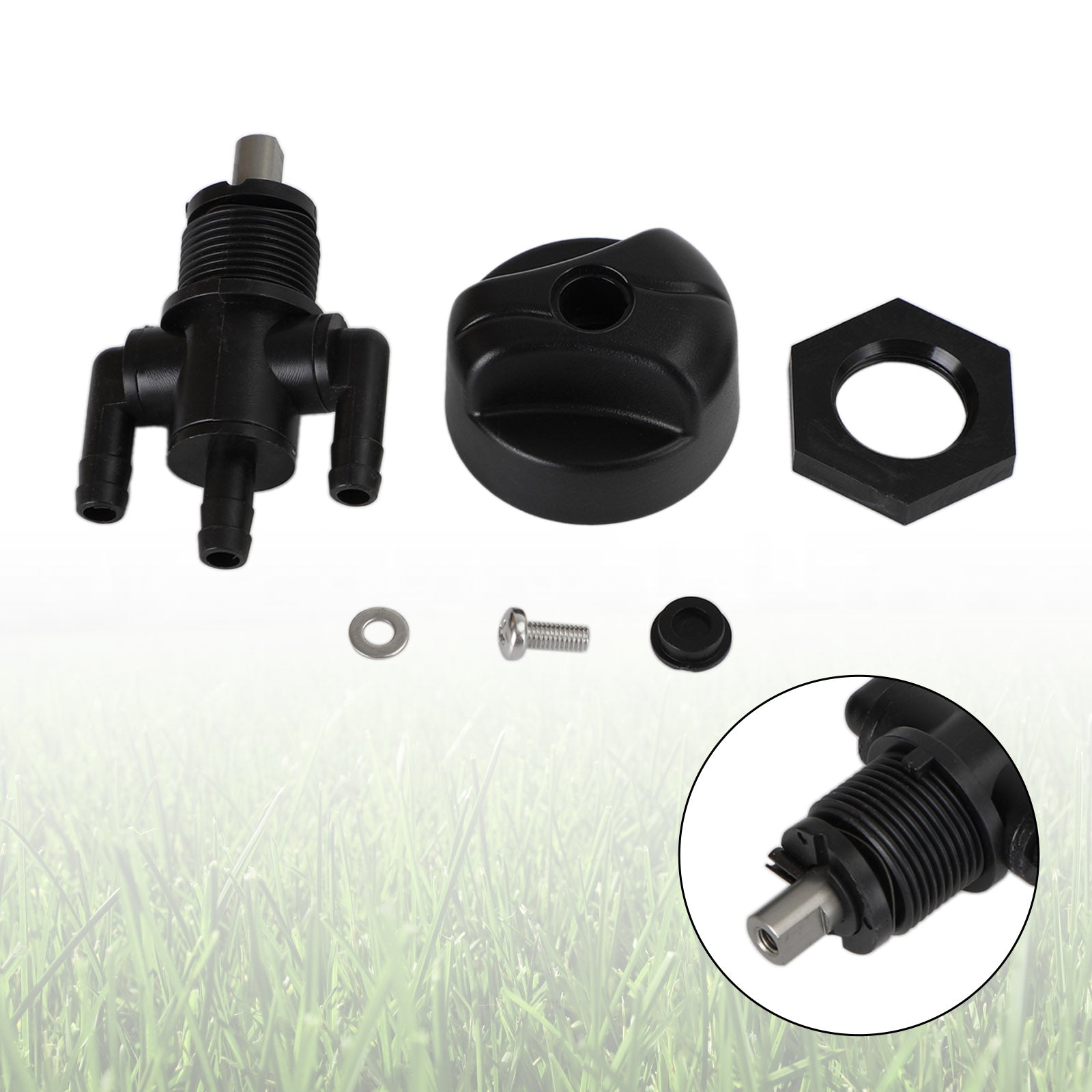 Fuel Shutoff Valve Petcock 3-Way fit for Polaris Xplorer 300 400 400L 7052154 Generic