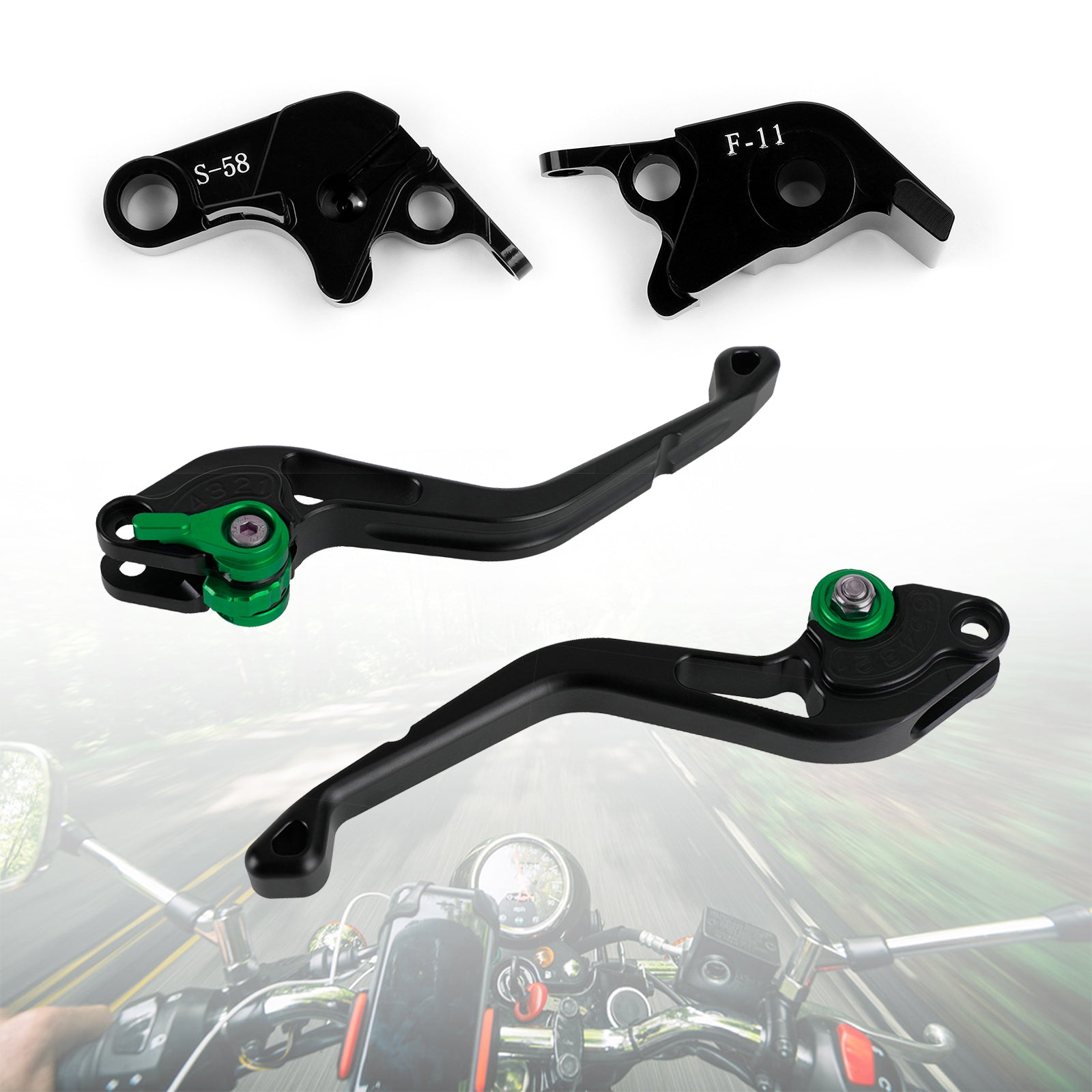 Nouveau levier de frein d'embrayage court adapté pour Aprilia RSV4/RSV4 FACTORY 2009-2015