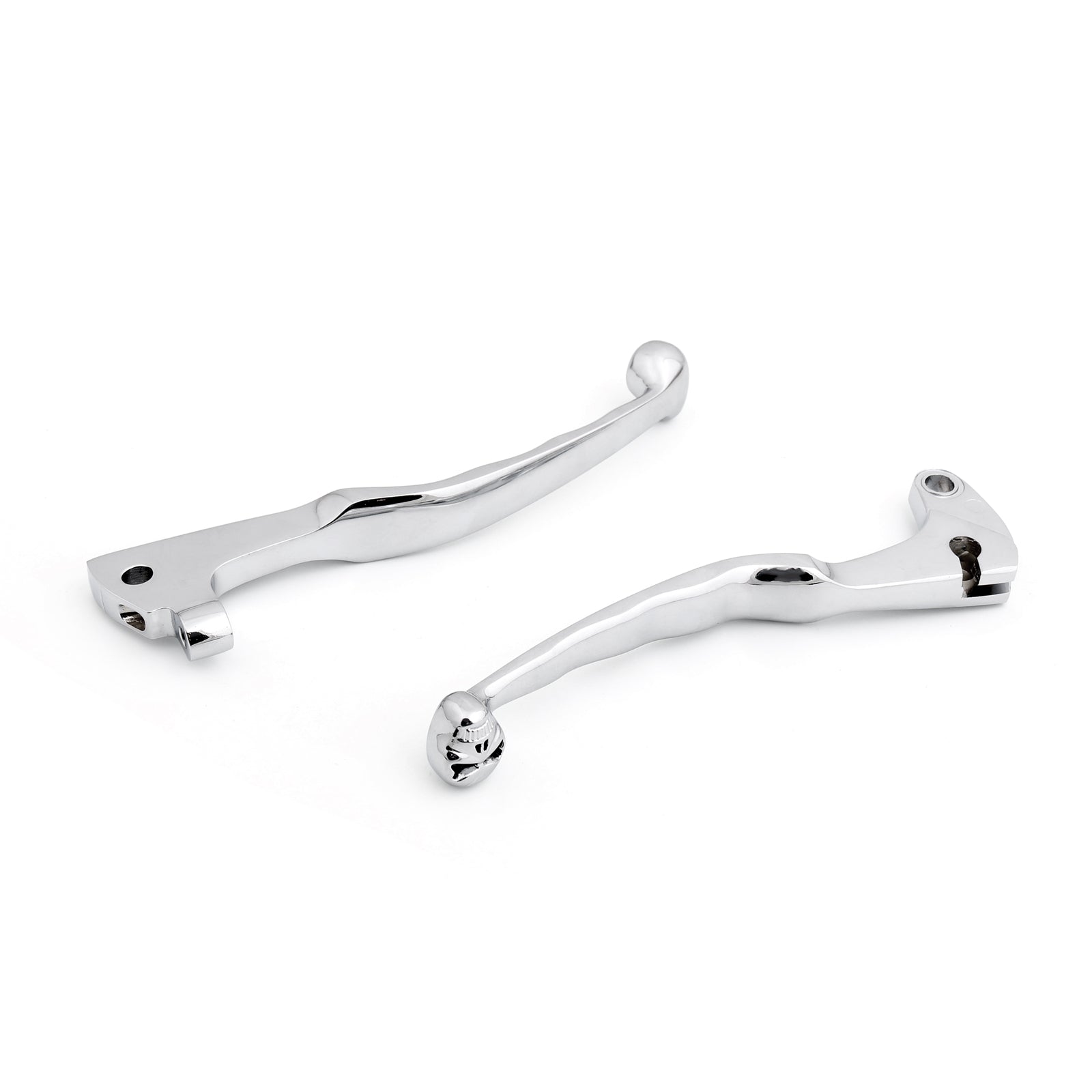 Leviers de frein et d'embrayage pour Yamaha XV 250 535 700 750 1000 1100 Chrome générique