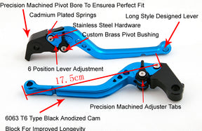 Leviers de frein et d'embrayage de course adaptés à Suzuki Bandit 650S 2015 – 2016 GSF650 BANDIT 2007 GSX650F 2008-2015