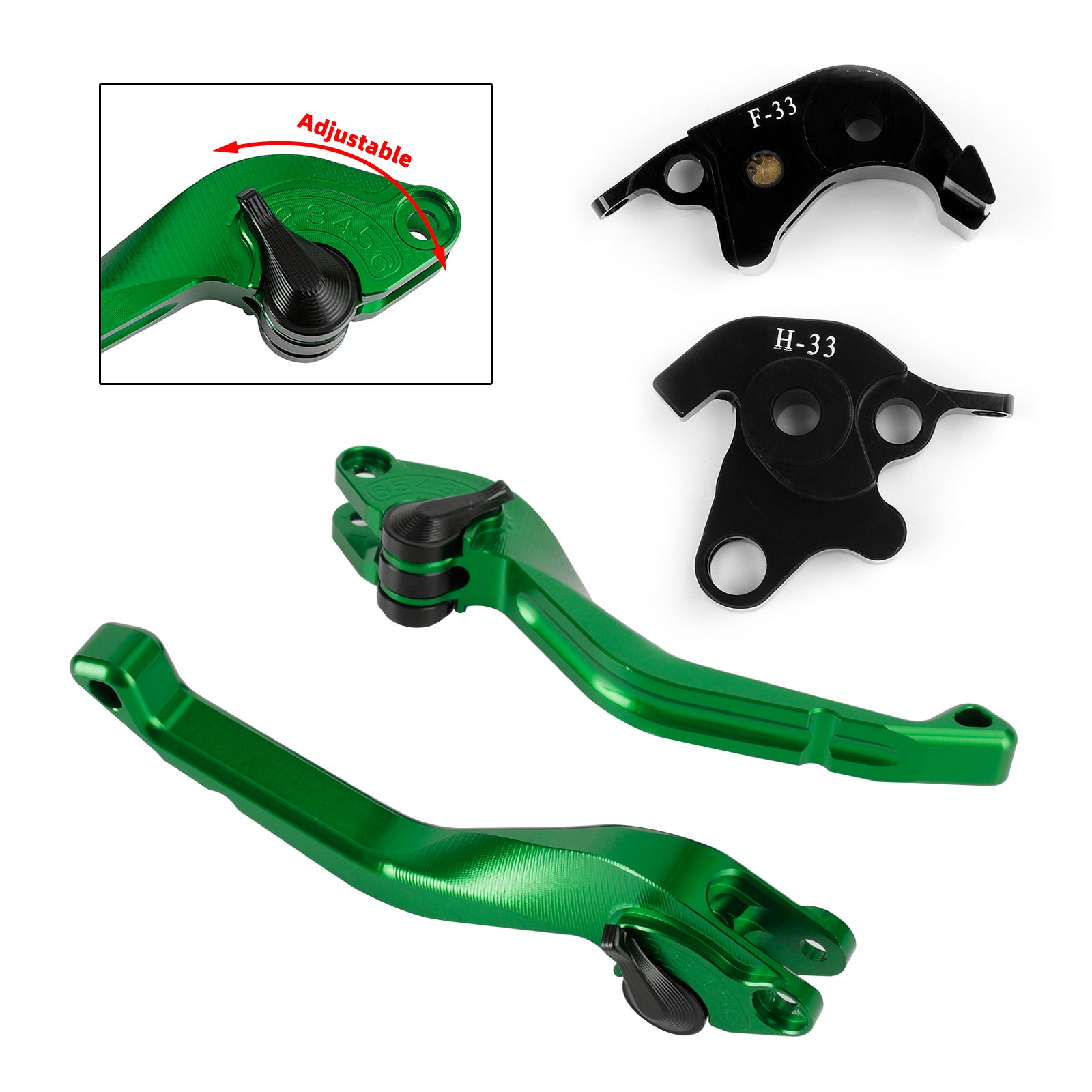 Levier de frein d'embrayage court CNC, adapté à Honda CB1000R 08-2016 CBR1000RR 2004-07