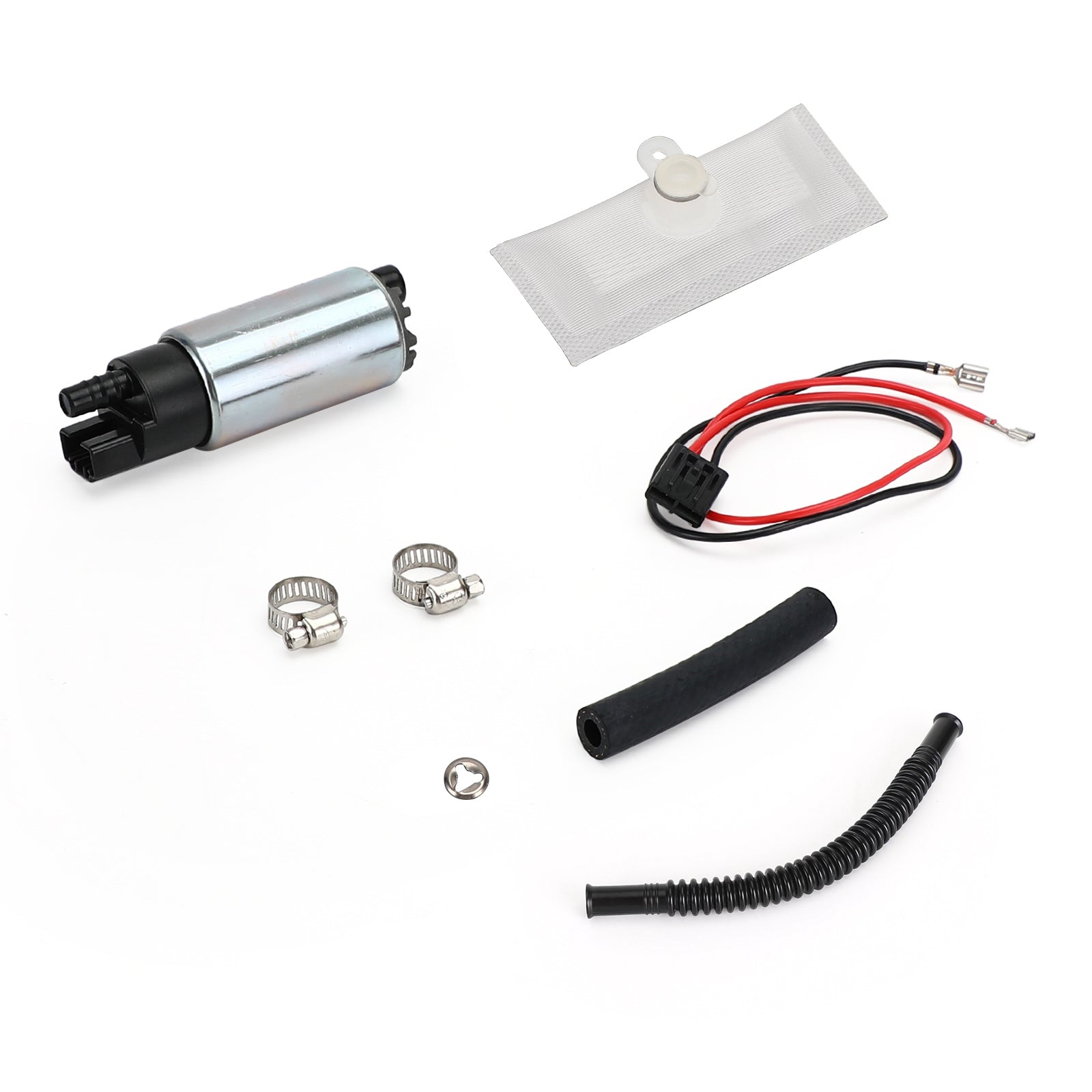 Fuel Pump + Filter + Flex Hose + Kit For Ducati Hypermotard 796 1100 S EVO 08-12 Generic