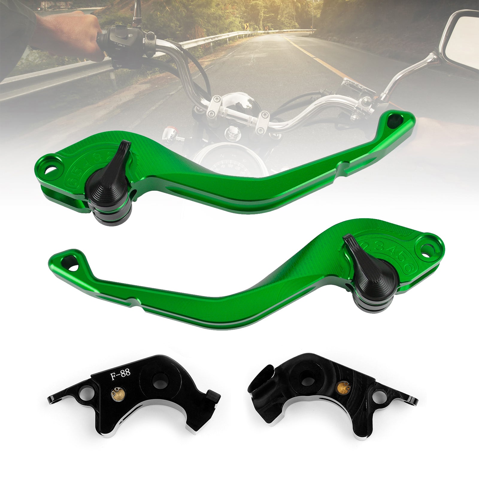 CNC Short Clutch Brake Lever fit for Kawasaki ZX1400 ZX14R ZZR1400 GTR1400