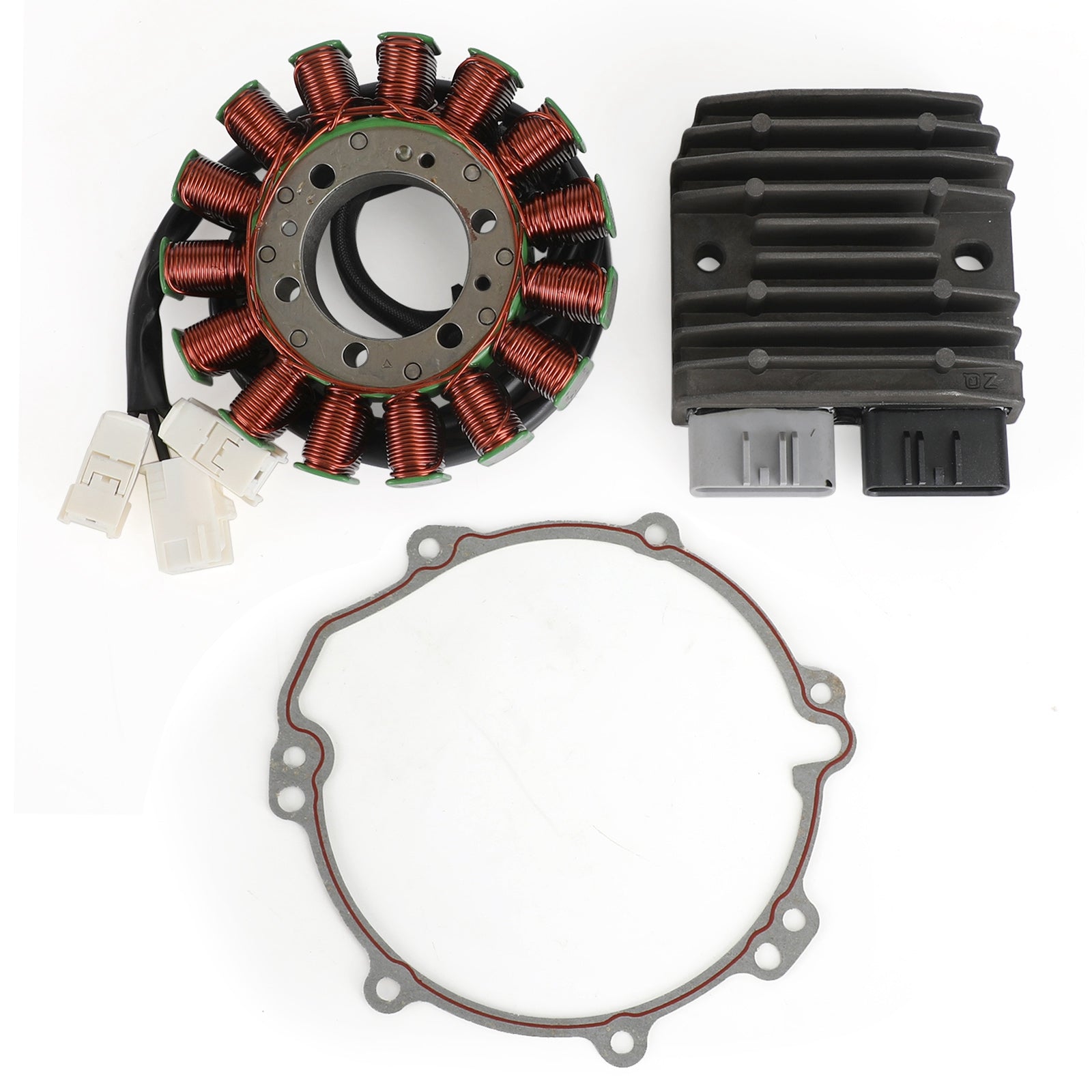 Magneto-Stator + Spannungsgleichrichter + Dichtung für Kawasaki GTR1400 Concours 14 08–21 Generisch