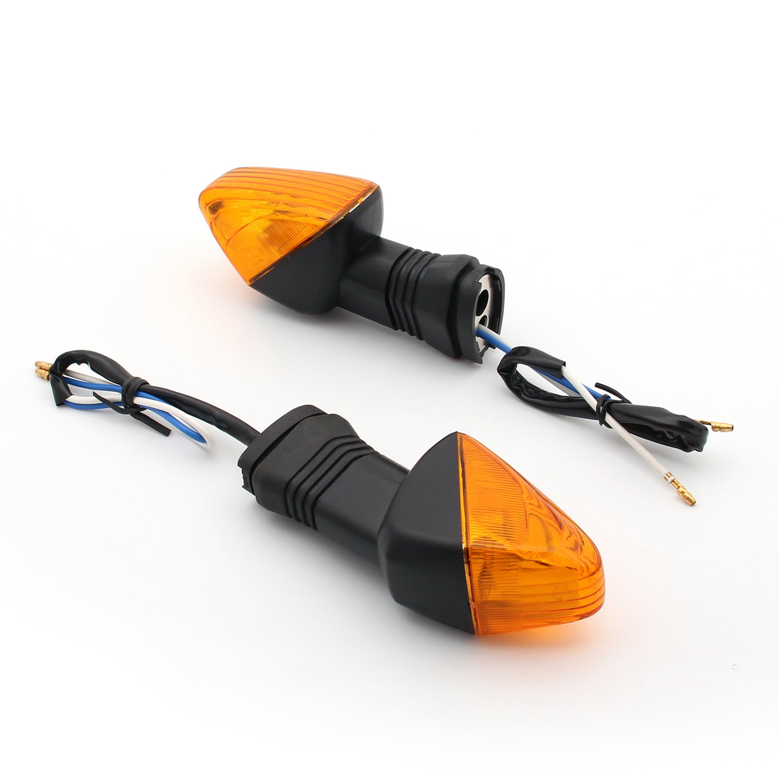 Rear Turn Signals Fit For Kawasaki ZX-6R 2009-2011 Z1000 2007-2009 KLE 650 Versys 2007-2008 Nijia 650R 2006-2008 Amber