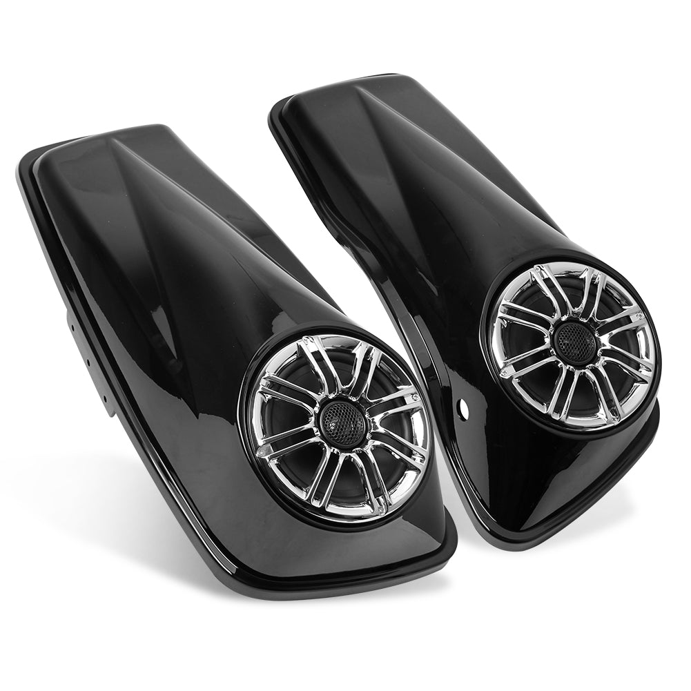 Saddlebag TRIPLE 6.5 Lids w/ Speaker Fits for Harley Touring Electra Glide 14-21 Generic