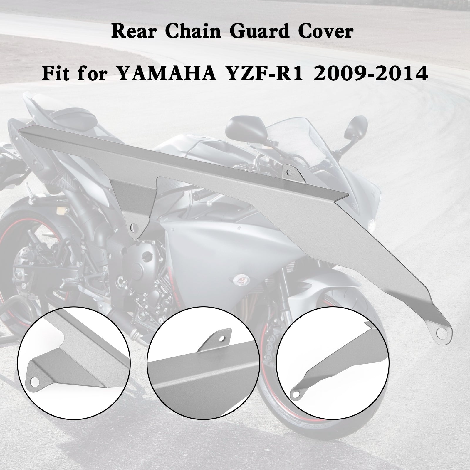 Rear Sprocket Chain Guard Protector Cover For YAMAHA YZF R1 2009-2014 Generic