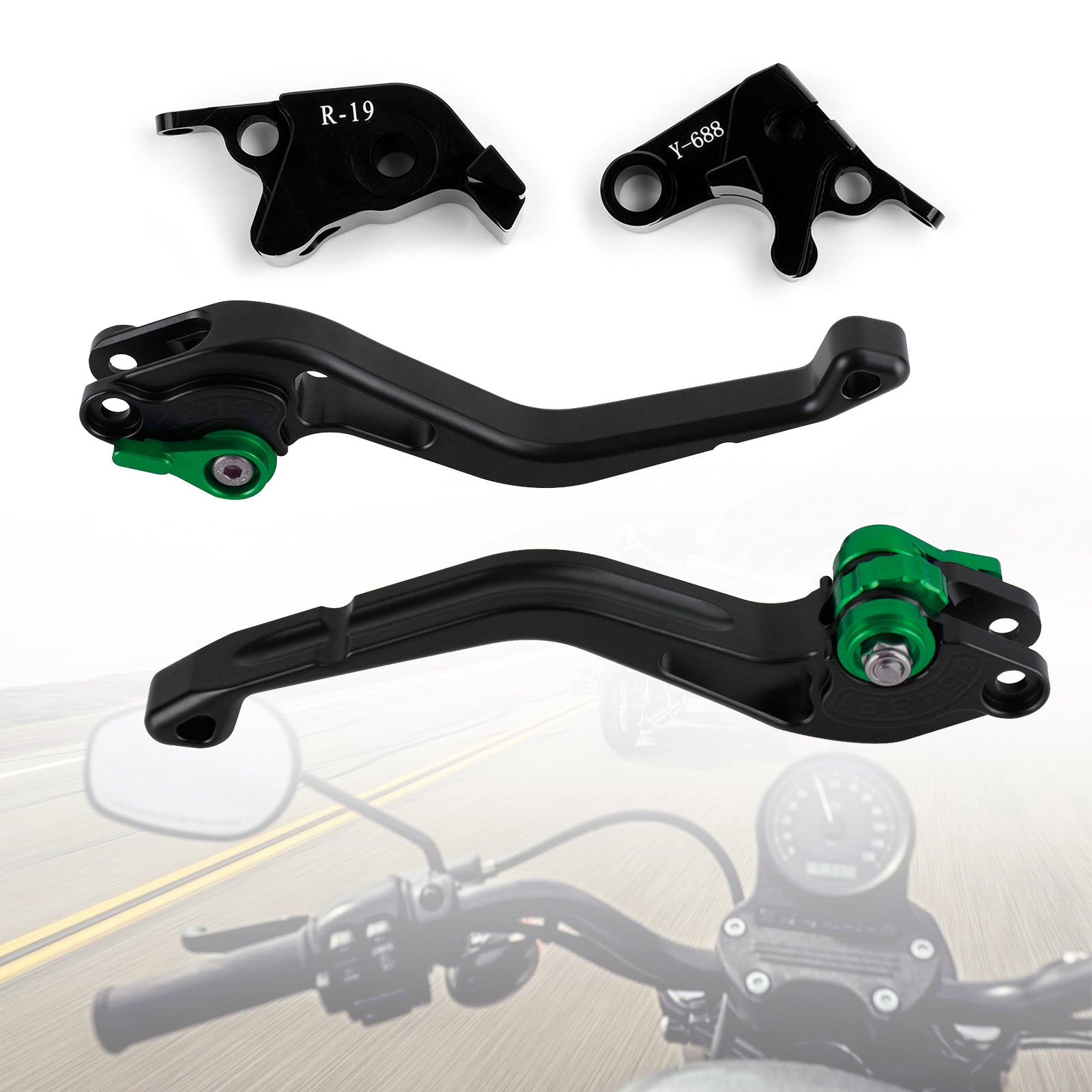 Nouveau levier de frein d'embrayage court adapté pour Yamaha YZF R1 2009-2014