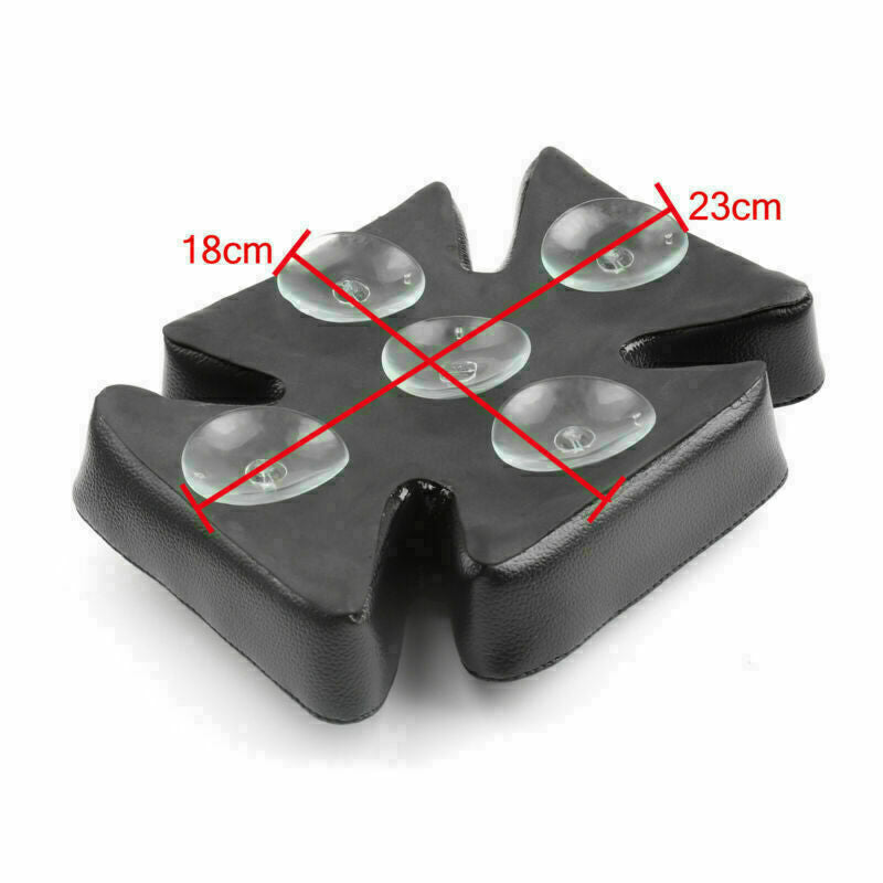 New 1 PC Pillion Pad 5 Suction Cup Passenger Seat Fit For Motorcycle Cross Shape Generic