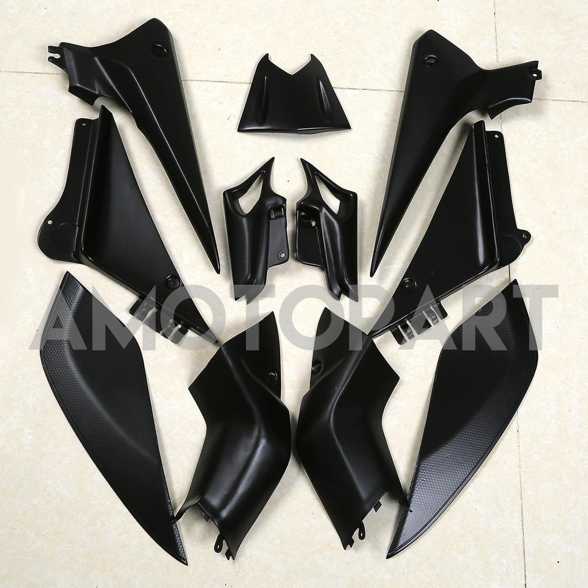 Amotopart 2009-2015 Yamaha FZ6r 
Kit de carénage noir Matt