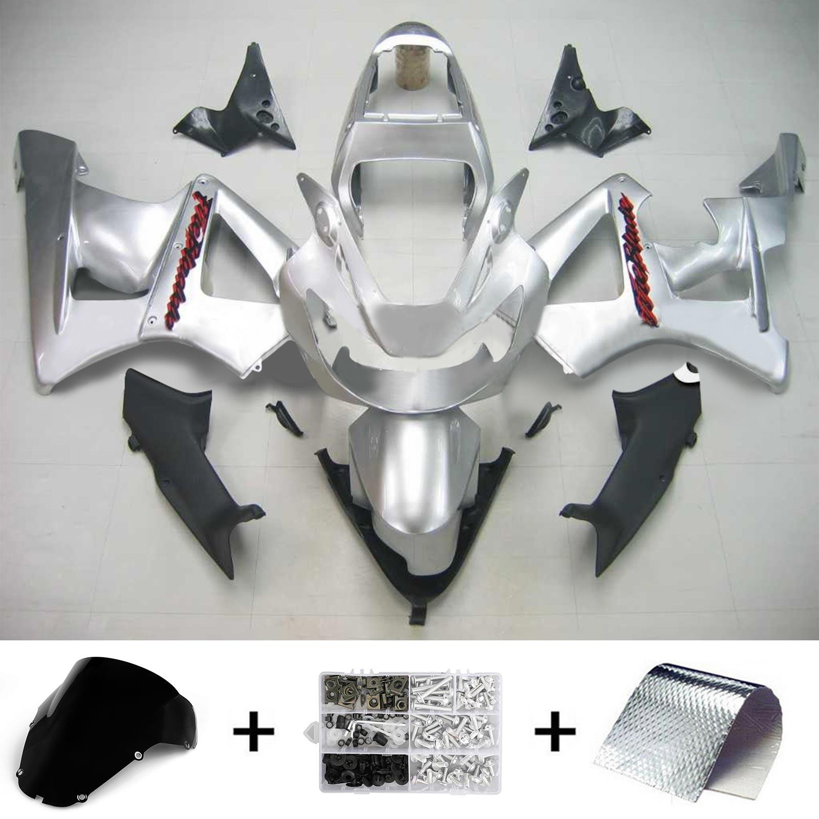 Amotopart 2000-2001 Honda CBR929RR Fairing Sliver Kit