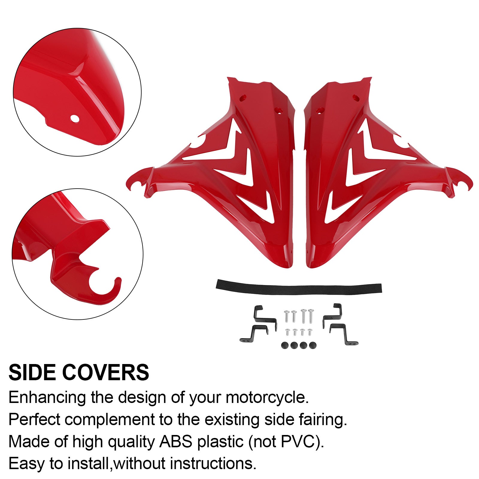 Seitenrahmenabdeckungen Verkleidungen Motorhauben für Honda CBR650R 2019 2020 2021 Generic