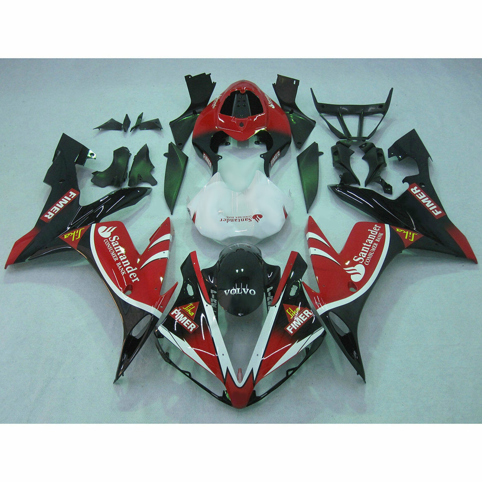 Amotopart 2004-2006 Yamaha YZF-R1 Red Fairing Kit