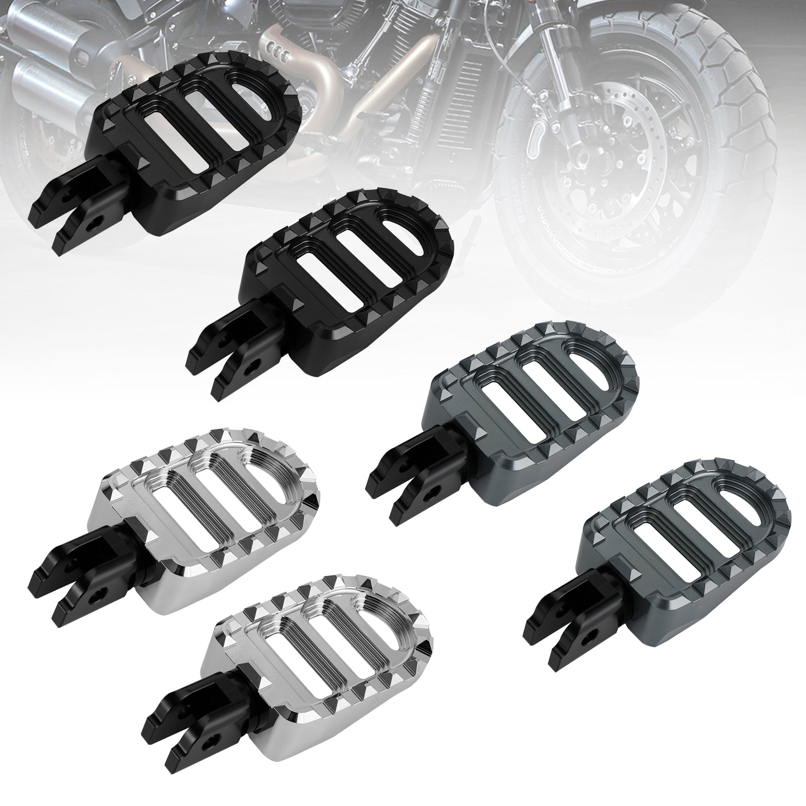 Repose-pieds avant adaptés au Sportster S Lower Rider Fat Bob Softail Slim