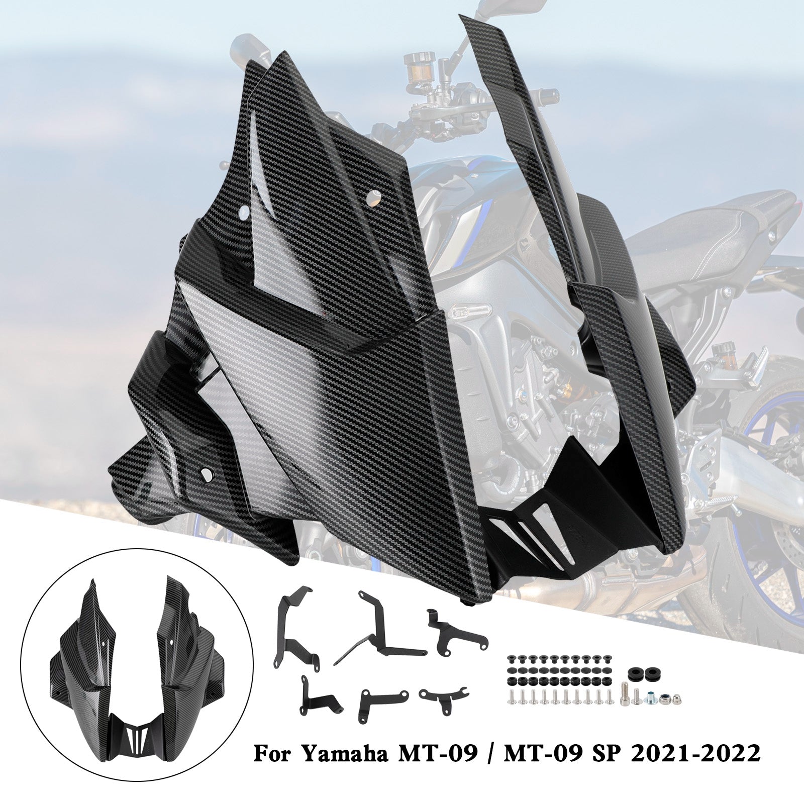 Ermax Belly Pan Untere Motorseitenverkleidung für Yamaha MT-09 / SP 2021-2022