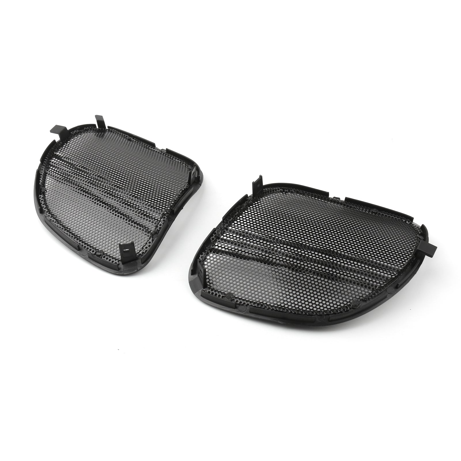 Motorcycle Tri-Line Speaker Cover Grills For Harley Road Glide FLTRX 2015-18 BK Generic