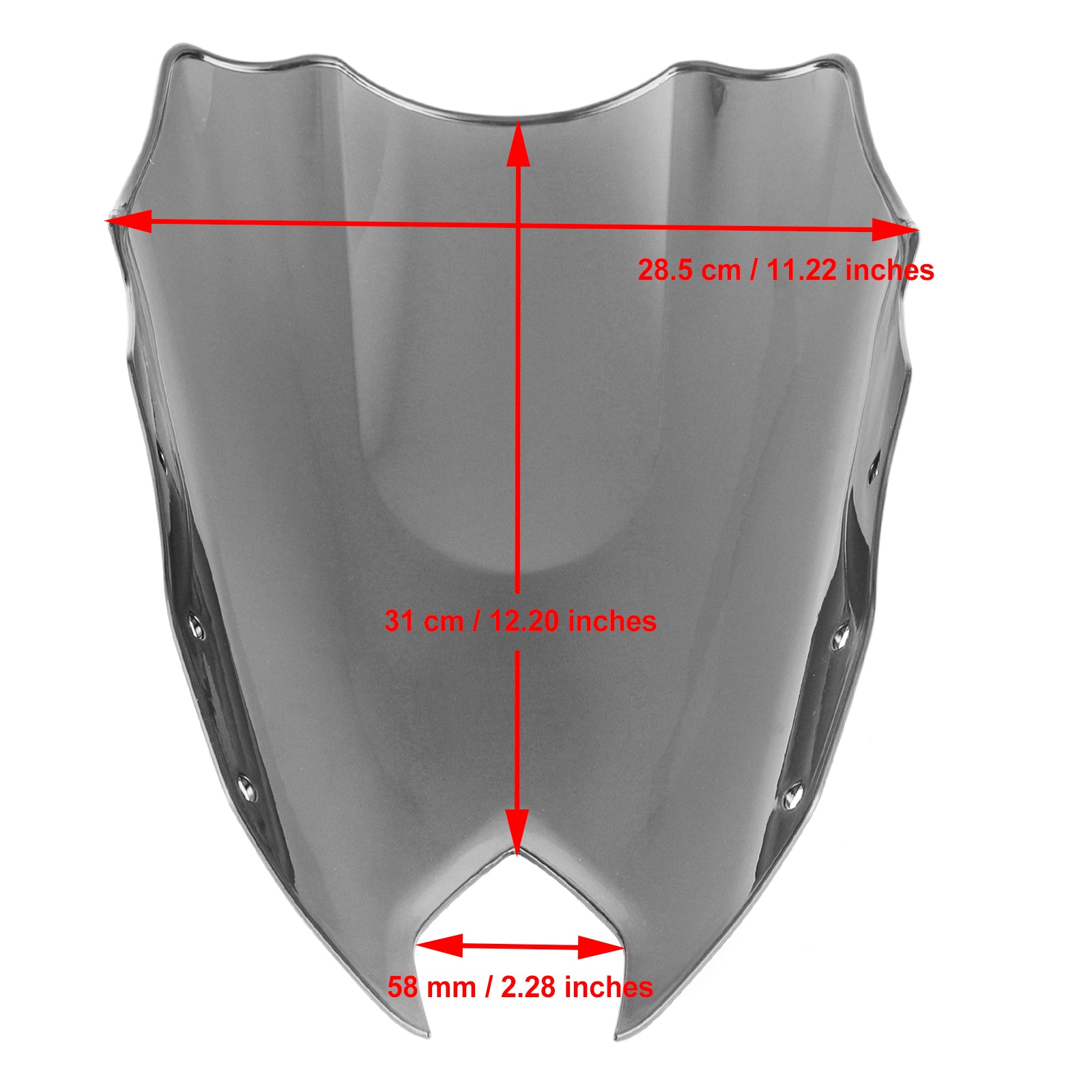 ABS Motorcycle Windshield WindScreen fit for Yamaha FZ6R FZ-6R FZS600 2009-2015