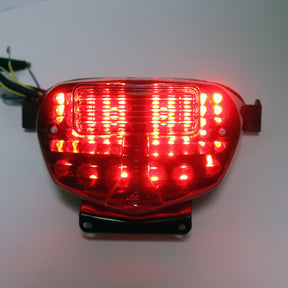 Suzuki 00-03 GSXR 600/750 &amp; 01-02 GSXR 1000 Integrierte LED-Rücklichter, Blinker, getönt