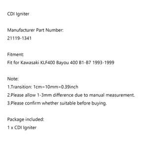 Accenditore CDI adatto per Kawasaki KLF400 Bayou 400 B1-B7 1993-1999 21119-1341