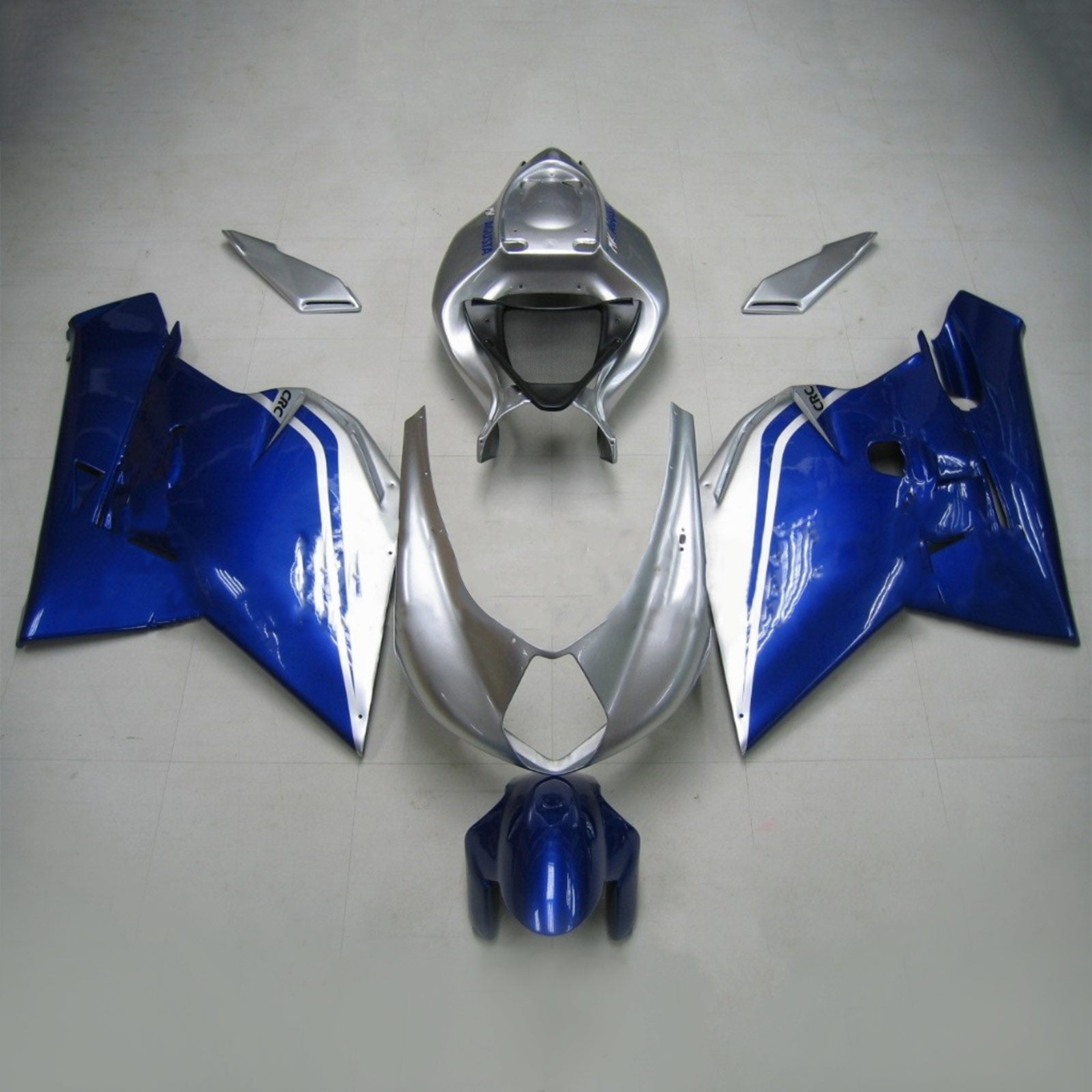 Amotopart MV Agusta 2005-2007 F4 Blue Sliver Fairing Kit