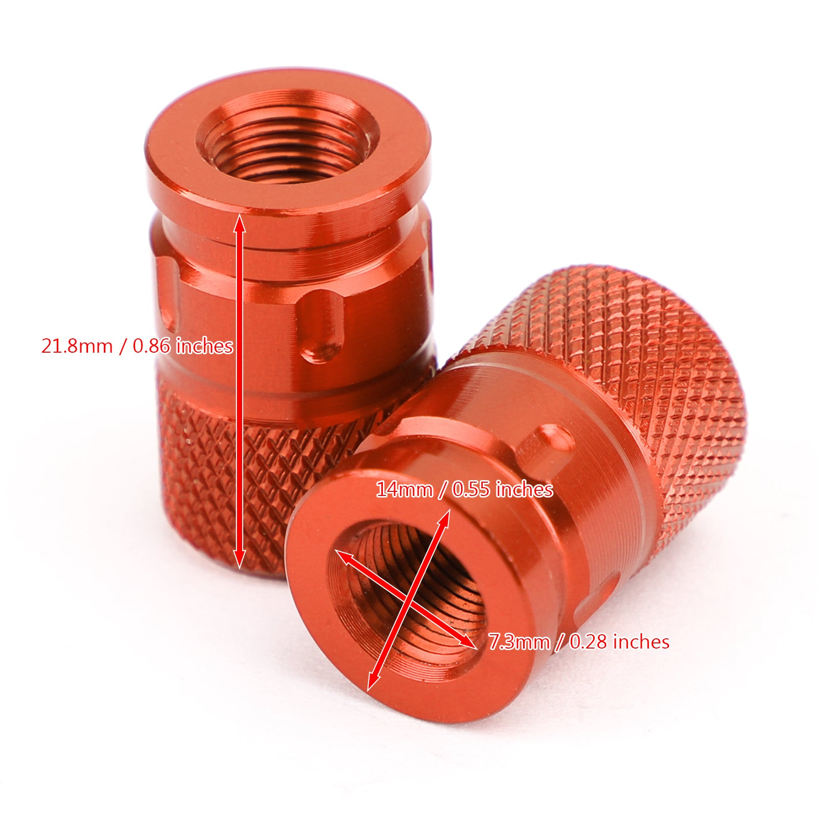 CNC Aluminum Billet Anti-Thief Tire Valve Stem Cap For Motorcycle Car Truck Bike Generic