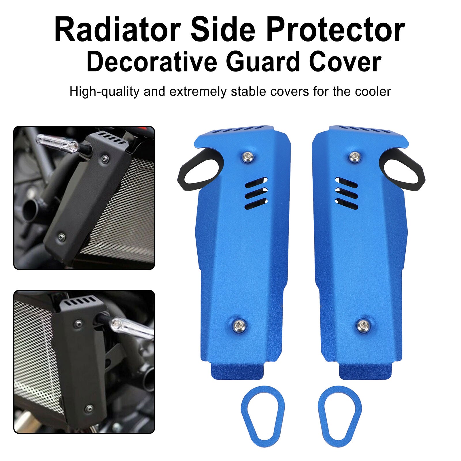 Copertura della protezione della protezione laterale del radiatore per Yamaha MT-07 FZ-07 2021-2022 Generico