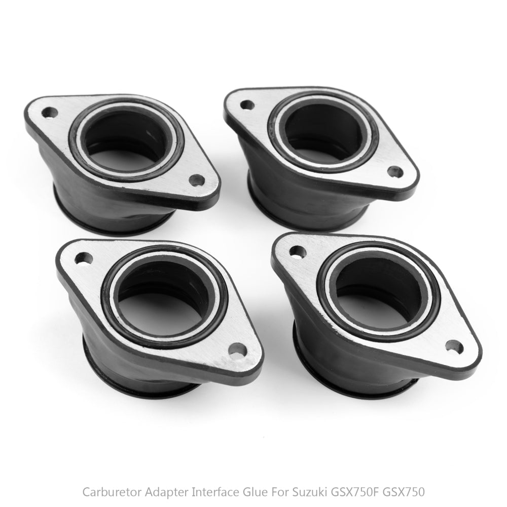 4 bottes de collecteur d'admission LH + RH pour Suzuki GSXR 750 89-90 GSX 750 F Katana 90-98 générique