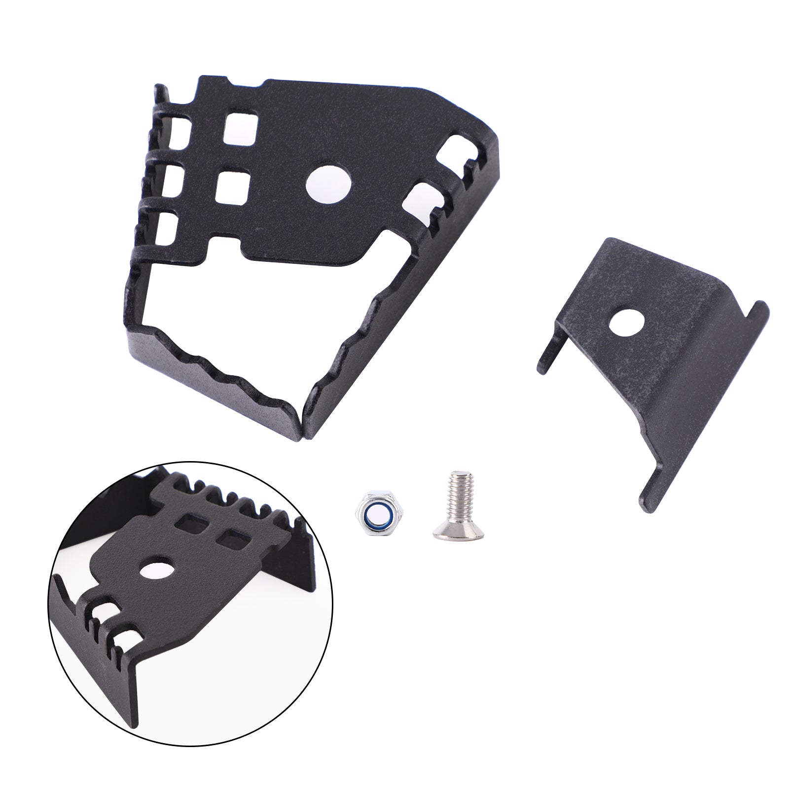 Extensión del pedal del freno Ampliar para Bmw R1200Gs F800Gs Adv F700 F650Gs Plata Genérico