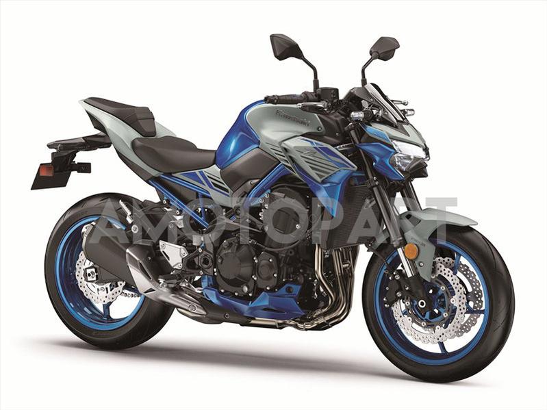 Amotopart 2020-2024 Kawasaki Z900 Blue Fairing Kit